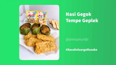 Nasi Gegok Tempe Geplek
